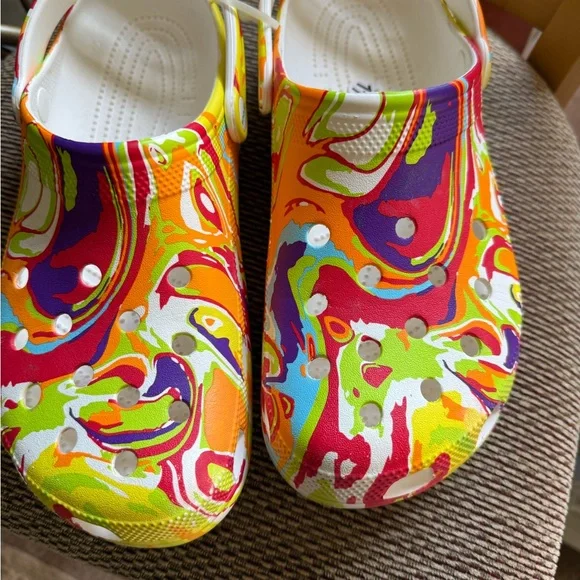 CROCS Red and Orange Sandals Vibrant Style Crocs Women main image 3